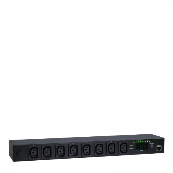 InteR-Tech SW-1081 Unità Di Distribuzione Dell'energia [pdu] 8 Presa[e] Ac 1u Nero (inteR-Tech Pdu SW-1081 - Str?mfordelin)