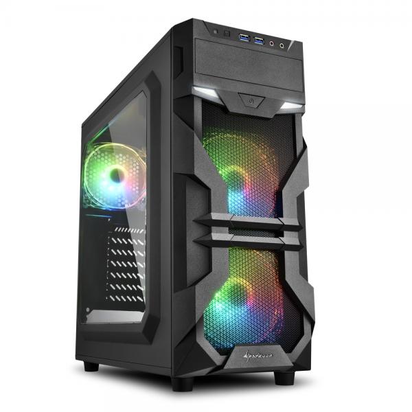 Sharkoon Vg7-W Rgb Midi Tower Nero (sharkoon Vg7-W Rgb - Tower - Atx)
