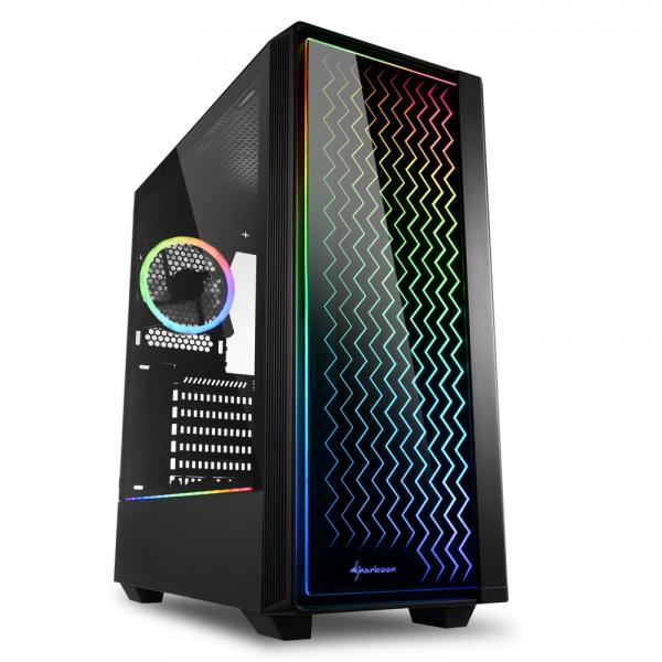 Sharkoon Rgb Lit 200 Midi Tower Nero (sharkoon Rgb Lit 200 - Tower - Atx)