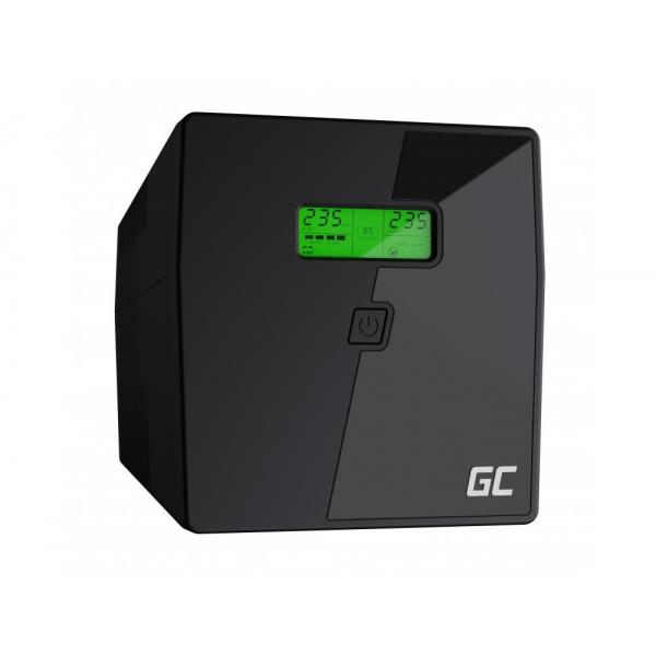 Green Cell Ups03 Gruppo Di Continuità [ups] A Linea Interattiva 1,999 Kva 600 W 4 Presa[e] Ac (green Cell Micropower 1000va - Ups - 6)
