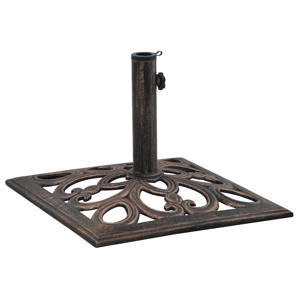 Base Ombrellone Bronzo 12 Kg 49 Cm In Ghisa