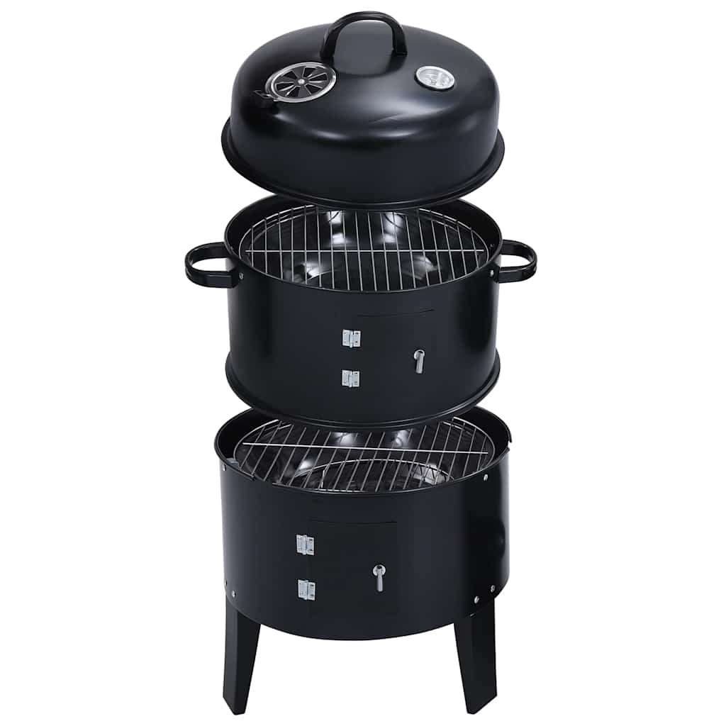 Griglia Barbecue A Carbone 3-IN-1 40x80 cm