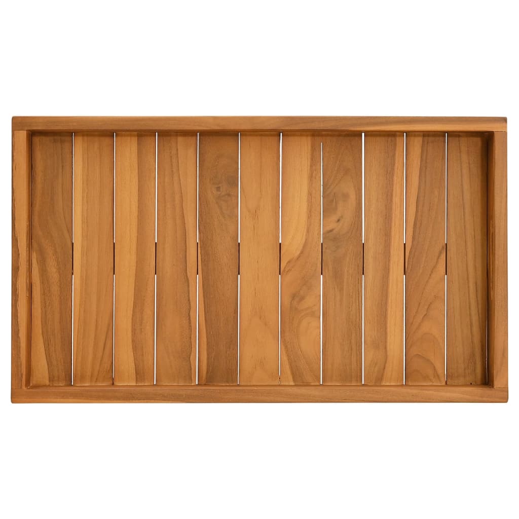 Vassoio Da Portata 60x35 Cm In Legno Massello Di Teak - Image 4