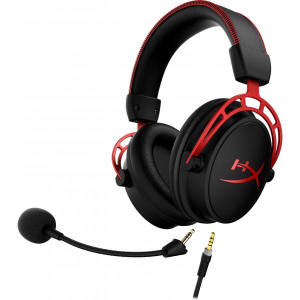 Hyperx Cloud Alpha - Gaming - Headset [blacK-Red] Wired - HeaD-Band Black, Red - Warranty: 12m