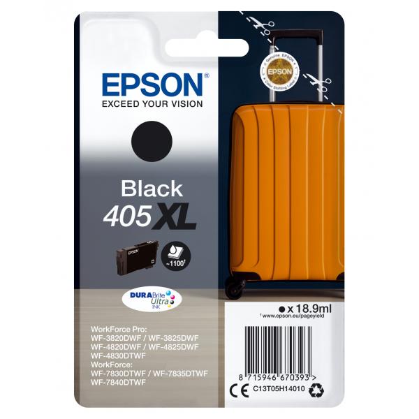 Epson Singlepack Black 405xl Durabrite Ultra Ink (epson 405xl - Xl - Sort - Original - b)
