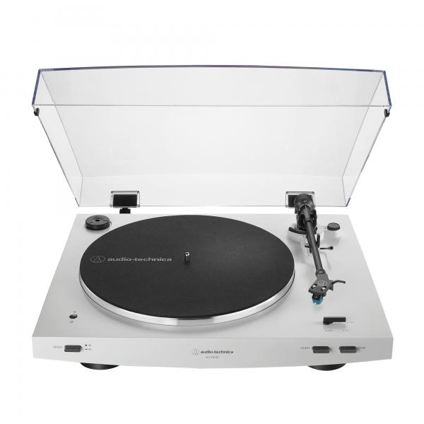AudiO-Technica AT-Lp3xbtwh Piatto Audio Giradischi Con Trasmissione A Cinghia Bianco Completamente Automatico (audiO-Technica AT-Lp3xbt - Pladespille)
