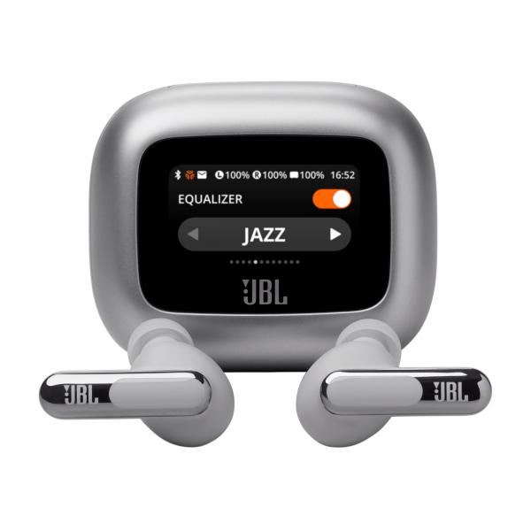 Jbl Live Beam 3 Auricolare Wireless IN-Ear Chiamate/musica/sport/tutti I Giorni Bluetooth Argento (jbl Live Beam 3 Vastamelunappikuulokke)