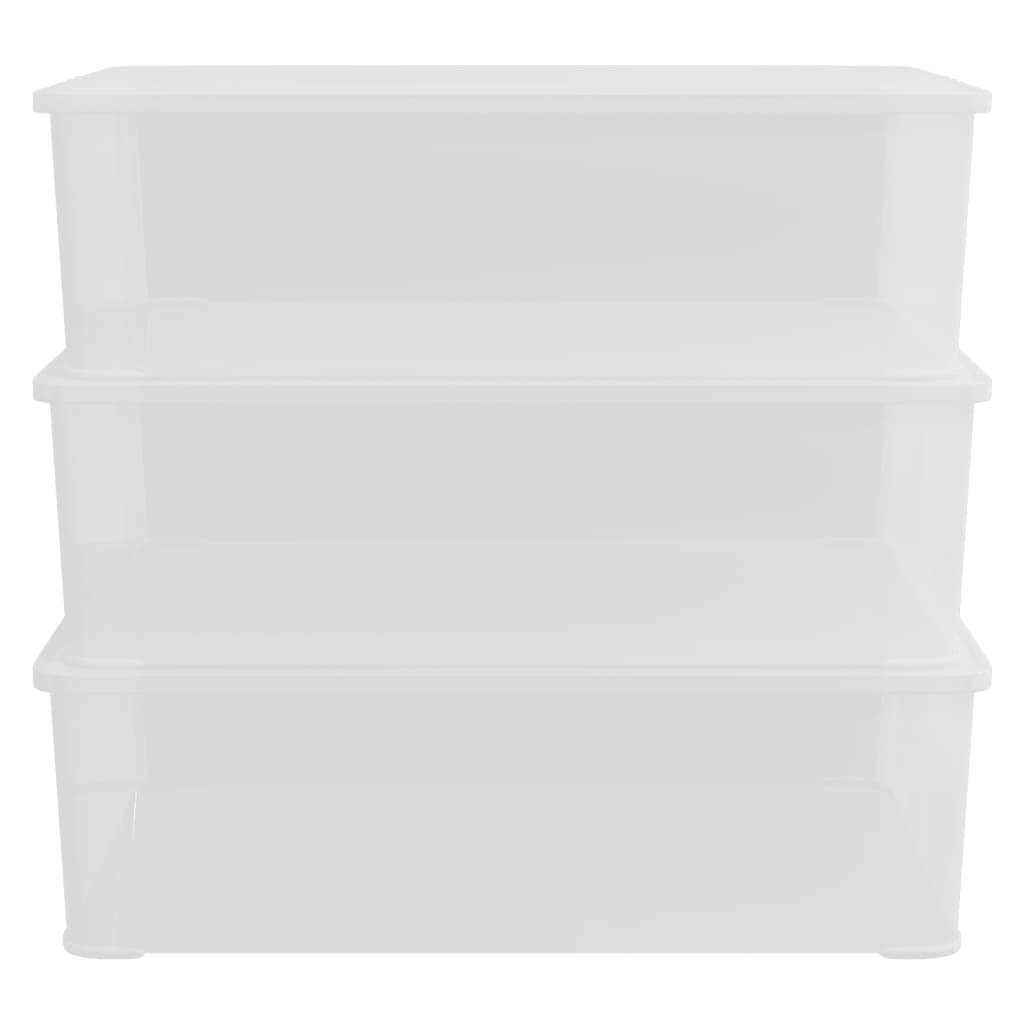 Contenitori In Plastica 3 Pz 25 L Impilabili - Image 3