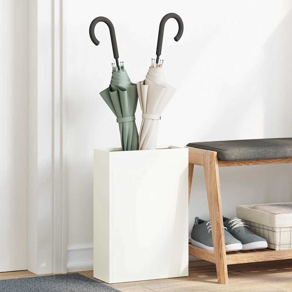 Supporto Per Ombrellone Bianco 28 X 12 X 41 Cm Acciaio