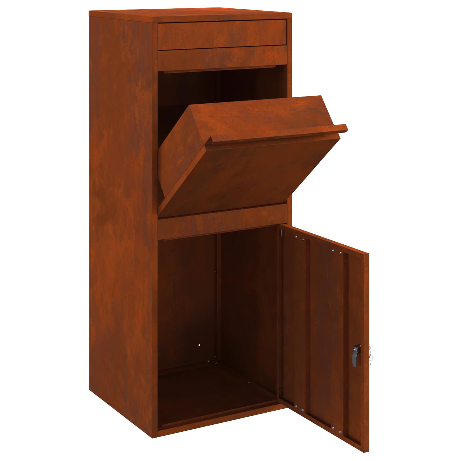 Cassetta Per Pacchi Con Archiviazione Ruggine 41 X 38 X 103 cm - Image 5