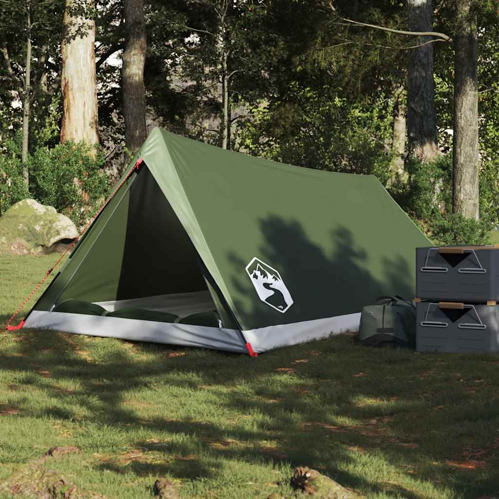Tenda Da Campeggio Per 2 Persone Verde Oliva Impermeabile