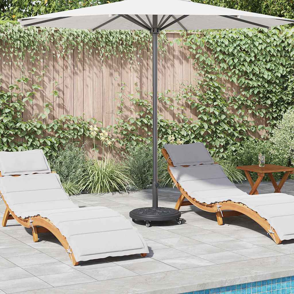 Base Per Ombrellone Art Déco Nero Ø 45 X 39,5 Cm Ferro