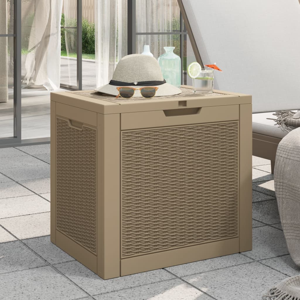 Contenitore Giardino Marrone Chiaro 55,5x43x53 Cm Polipropilene