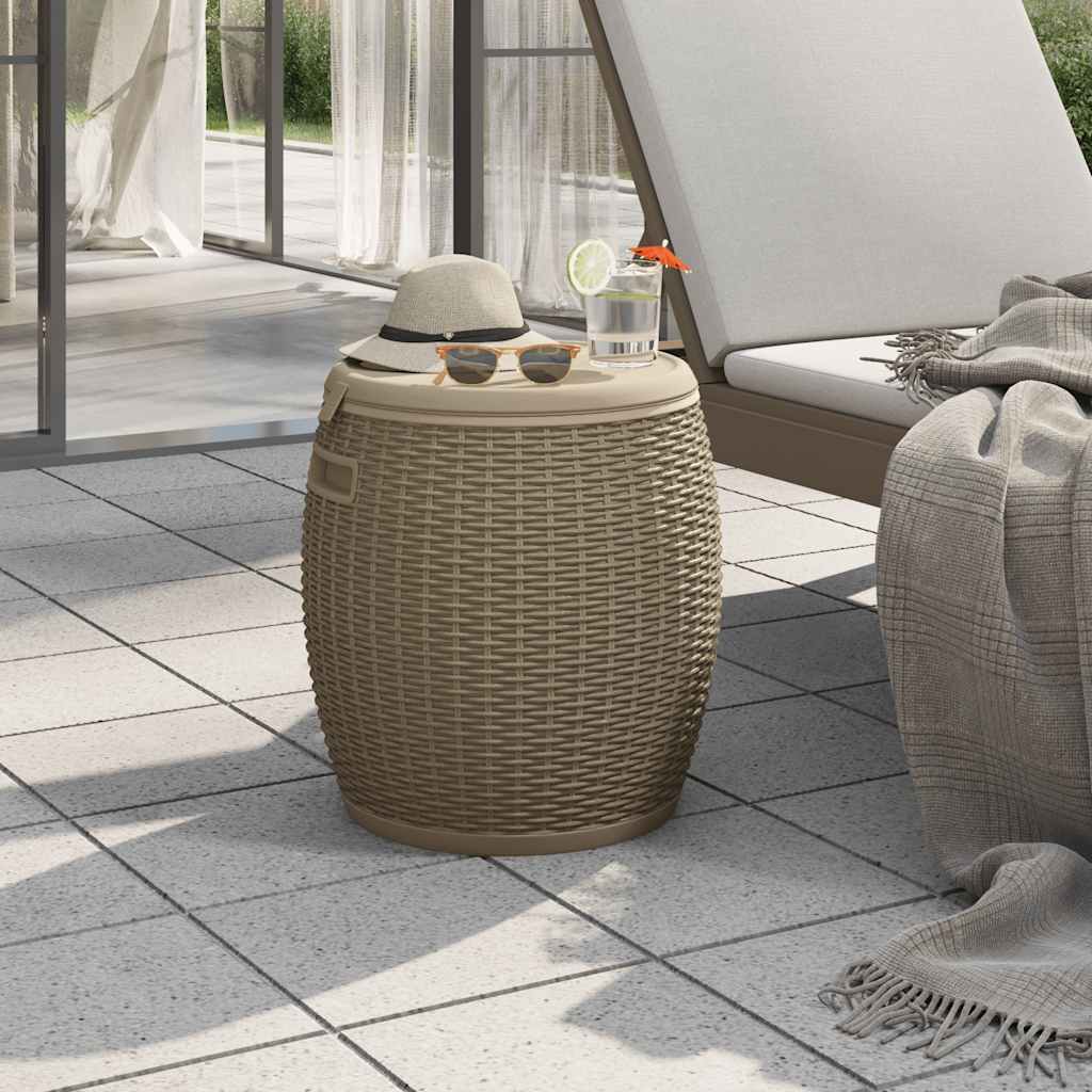 Contenitore Da Giardino 4 In 1 Polipropilene Marrone Chiaro