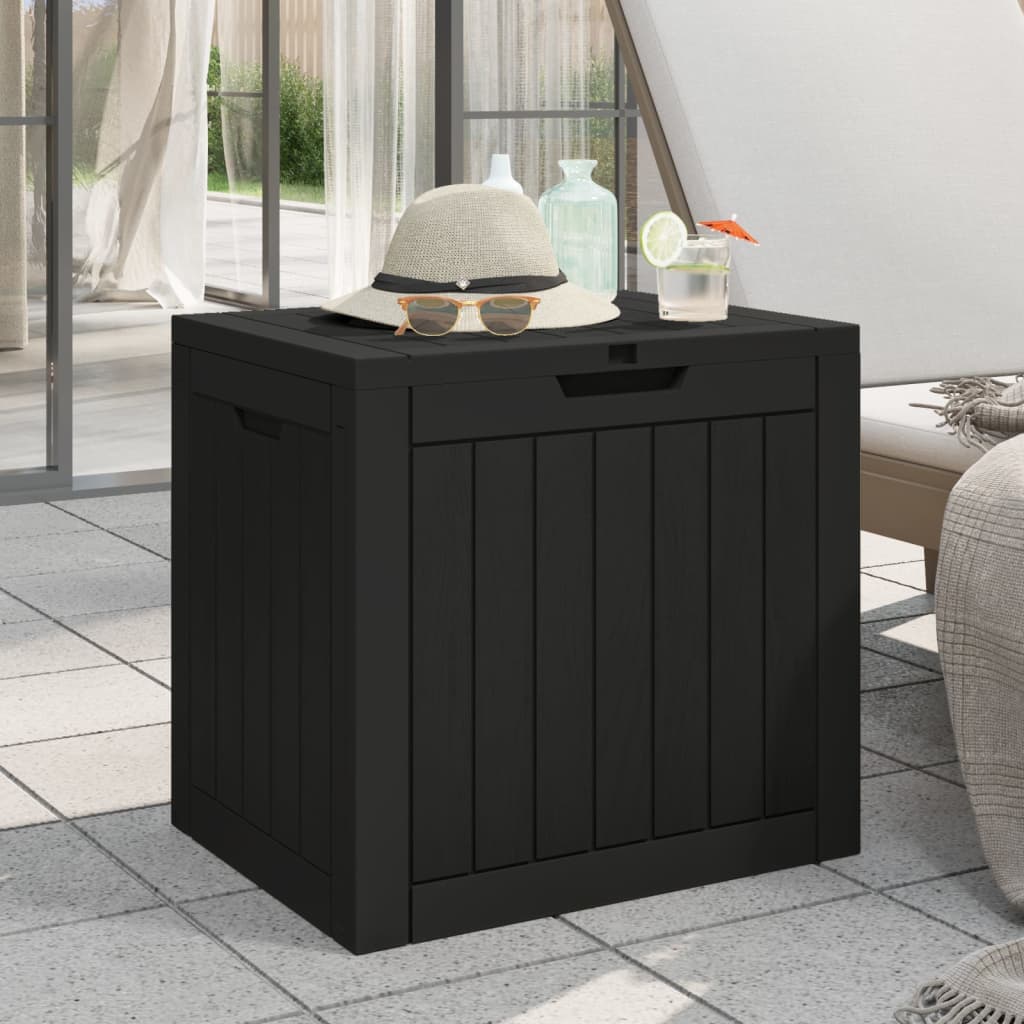 Contenitore Giardino Nero 55,5x43x53 Cm Polipropilene