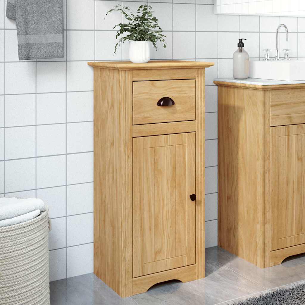 Mobile Da Bagno Con Cassetto Bodo Marrone Miele 44 X 30 X 90 cm