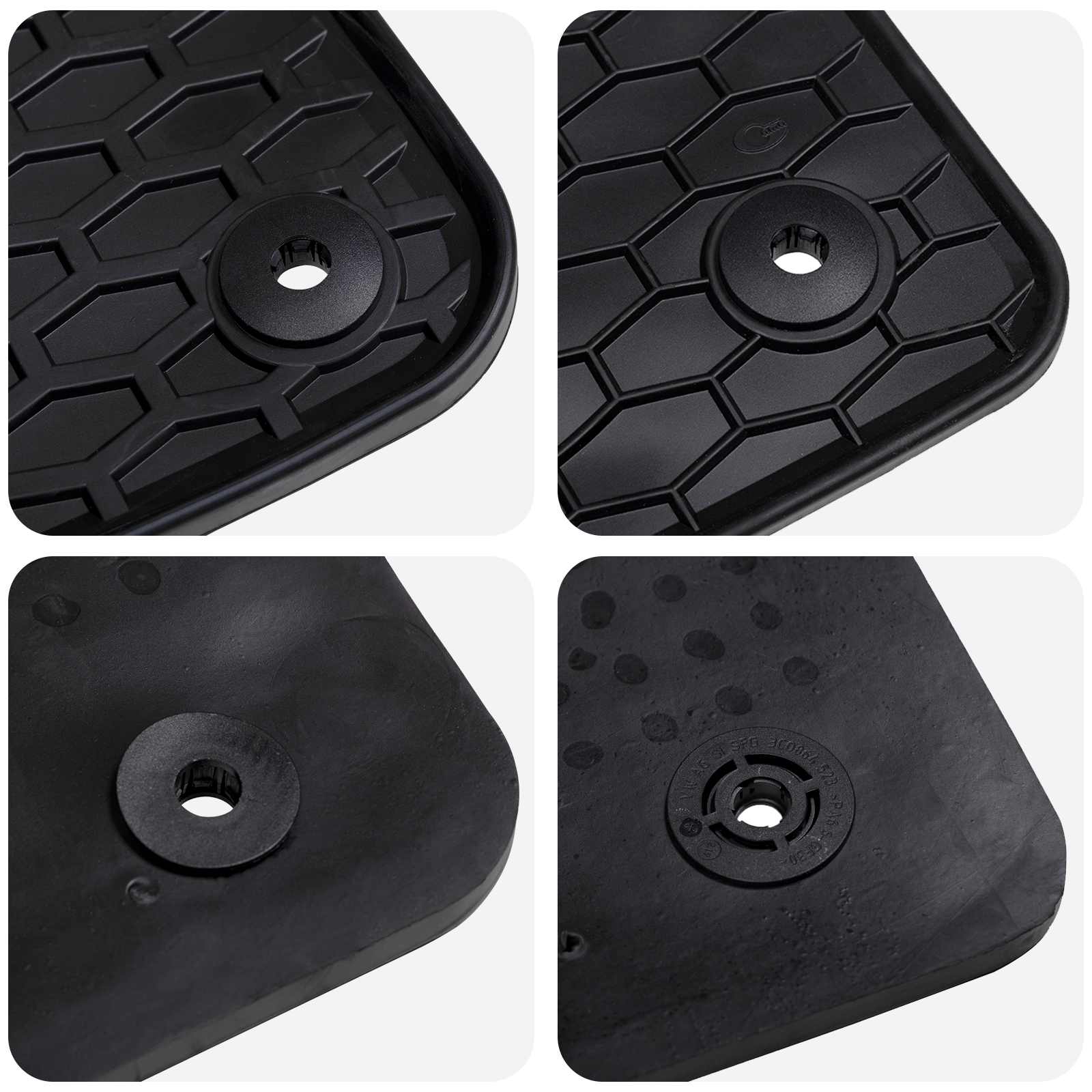 Tappetino Per Auto 4 Pcs Nero Adatto Per Seat Ateca 2016- Gomma - Image 6