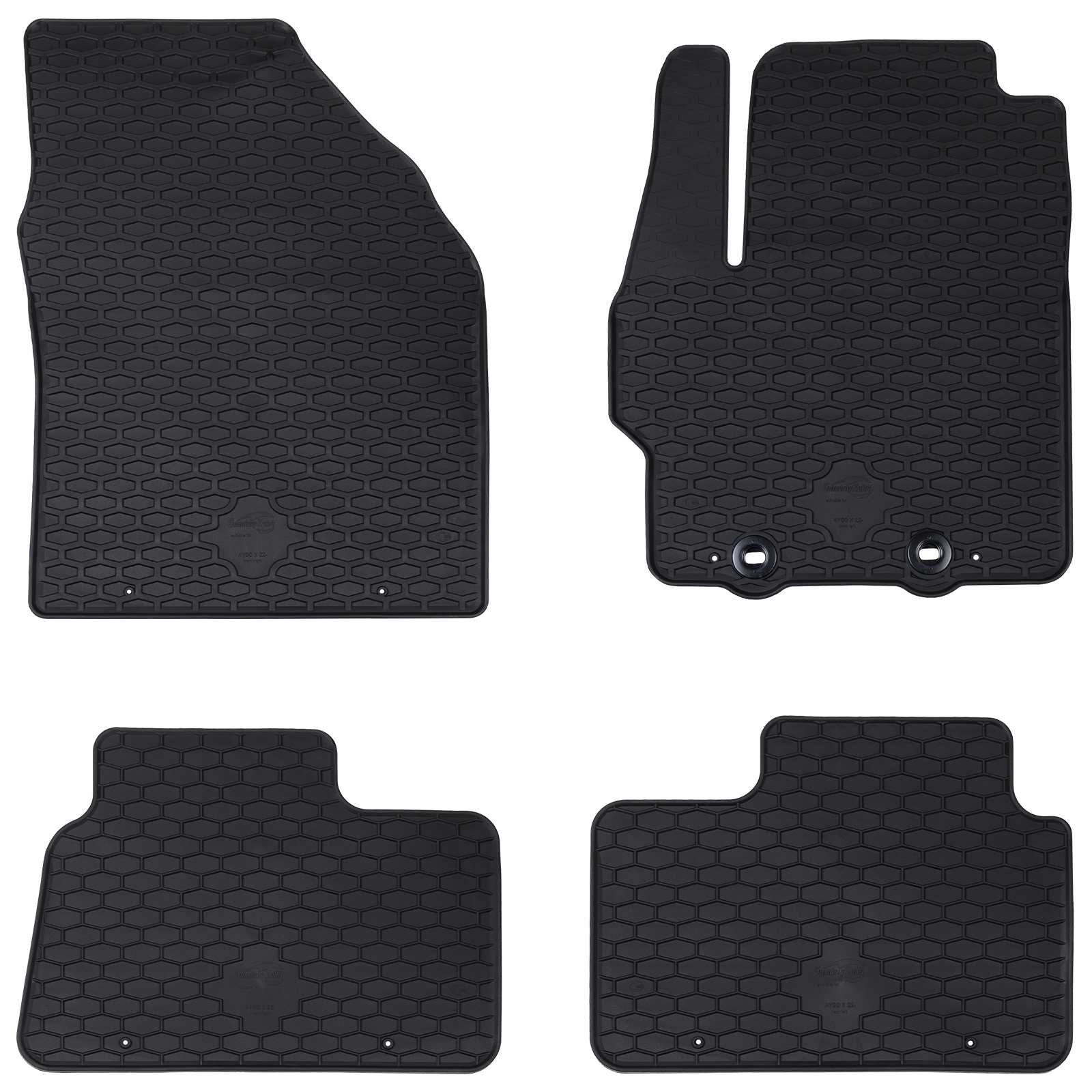 Tappetino Per Auto 4 Pcs Nero Adatto Per Toyota Aygo X 2022-