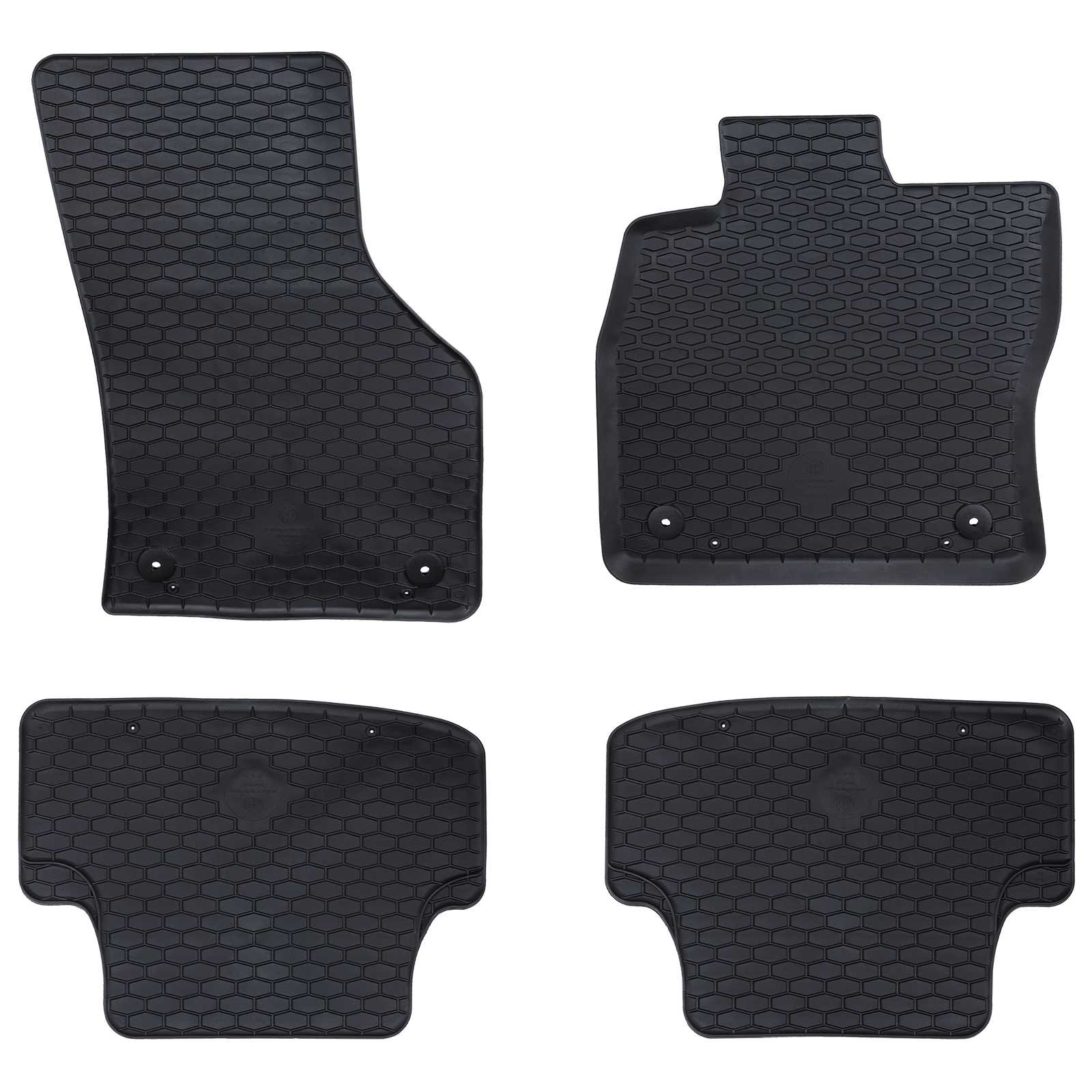 Tappetino Per Auto 4 Pcs Nero Adatto Per Audi A3 2012-2020