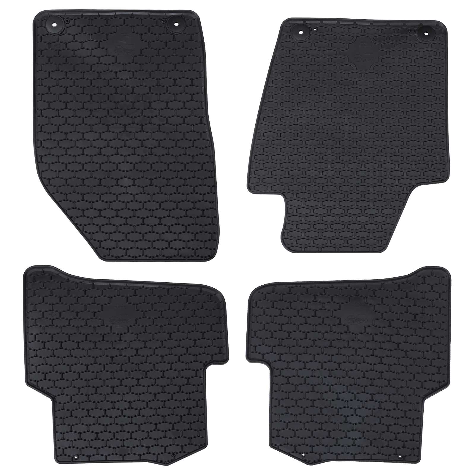 Tappetino Per Auto 4 Pcs Nero Adatto Per Fabia Iii 2014-2022
