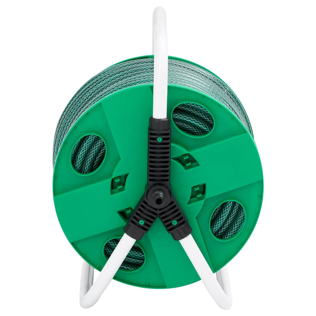 Avvolgitubo Autonomo Verde Con Set Raccordi Tubo 0,5" 20 M Pvc - Image 3