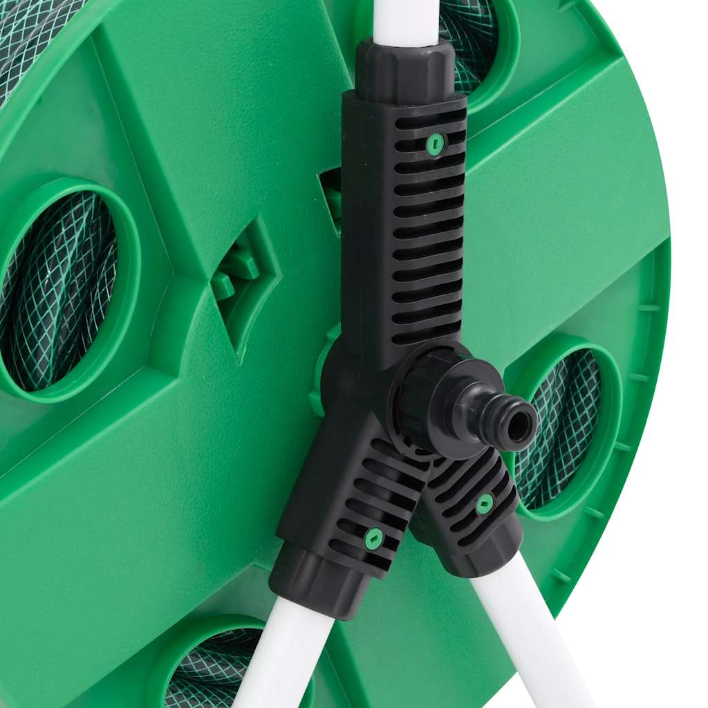 Avvolgitubo Autonomo Verde Con Set Raccordi Tubo 0,5" 50 M Pvc - Image 4