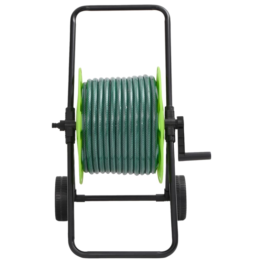 Carrello Avvolgitubo Giardino Con Tubo 50 M Pvc