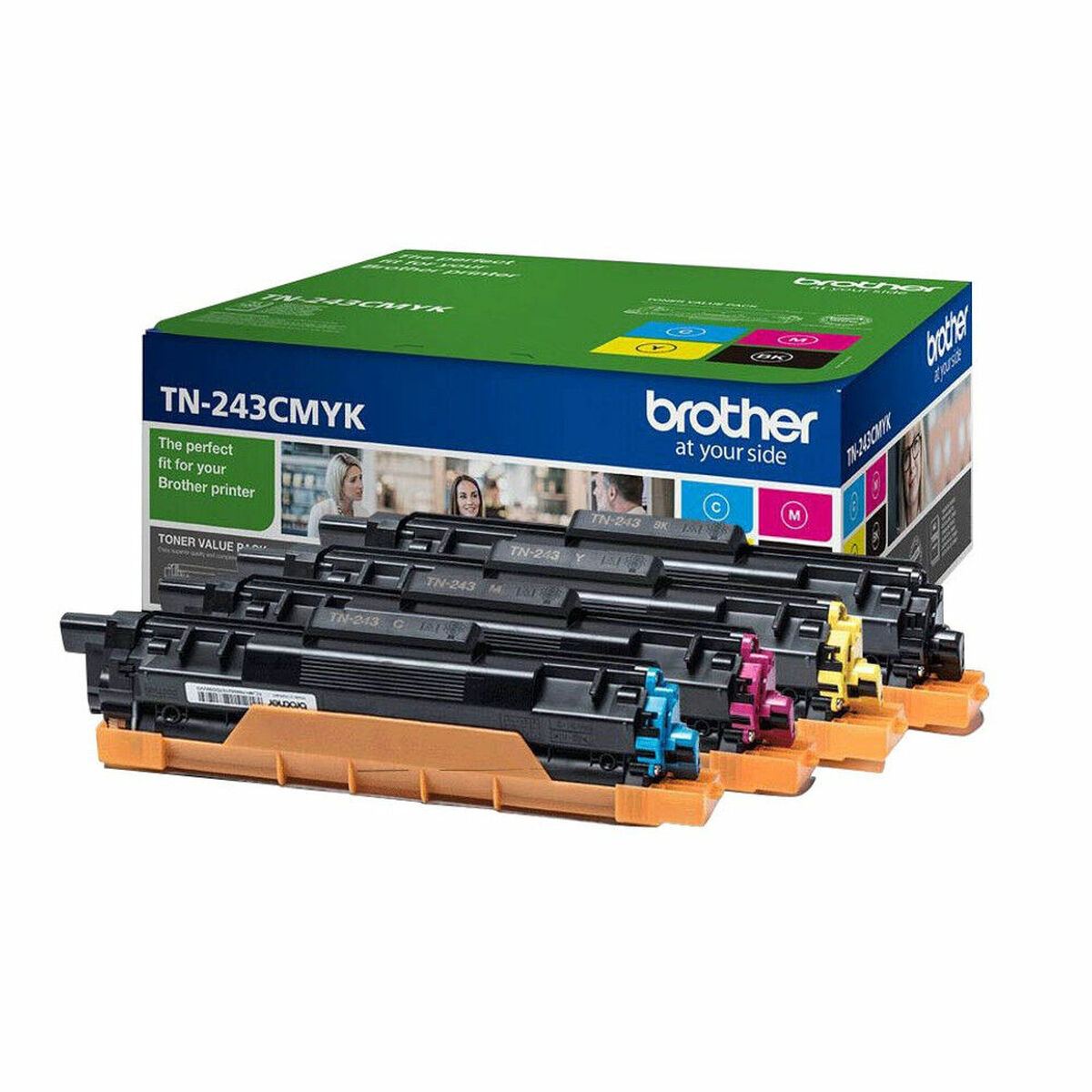 Toner Brother Tn243cmyk Multicolore Nero Giallo Ciano Magenta