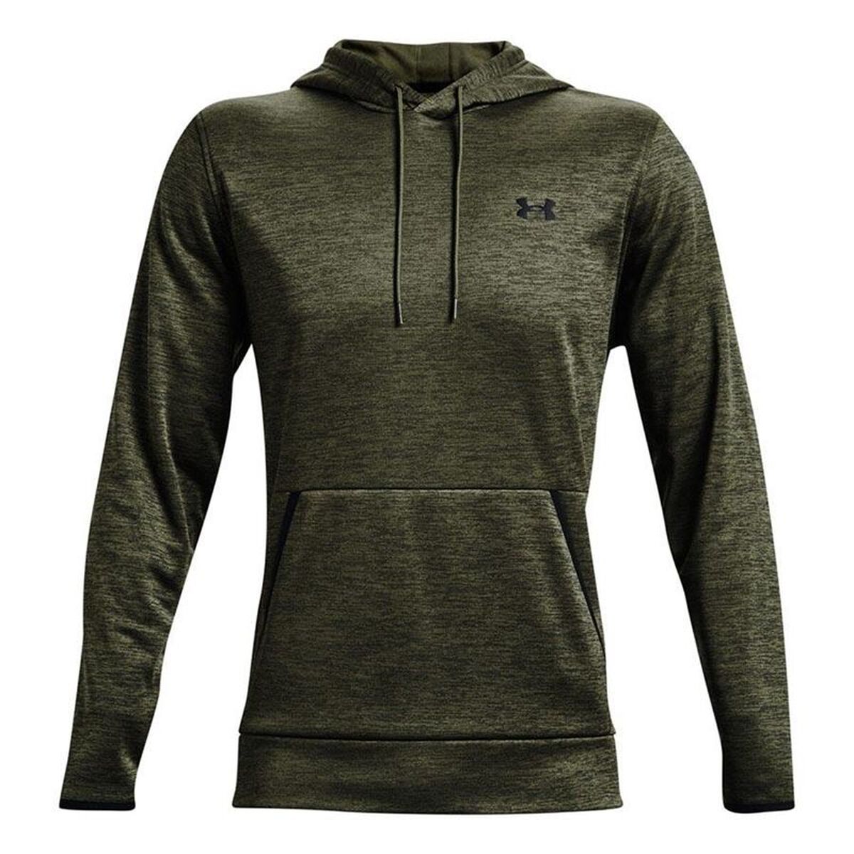 Felpa Con Cappuccio Uomo Under Armour Fleece Twist Verde Scuro Taglia:l