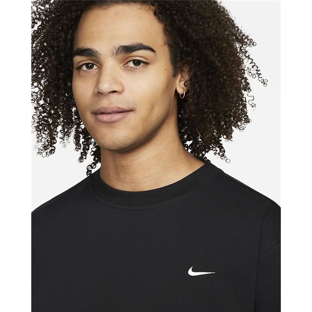 Felpa Senza Cappuccio Uomo Nike Standard Issue Nero Taglia:s - Image 3