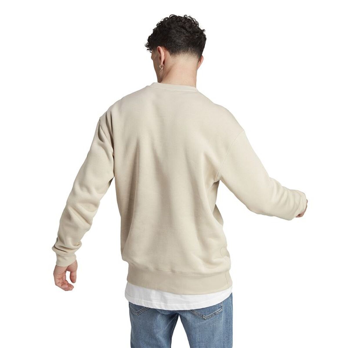 Felpa Senza Cappuccio Uomo Adidas All Szn Bianco Taglia:l - Image 3