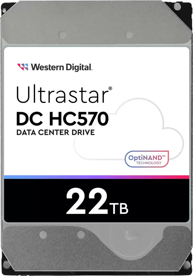 Wd Ultrastar Dc Hc570 - Festplatte - Verschlüsselt - 22tb - Intern - 3,5" (8,9 Cm) - Sas 12gb/s - 7200 Rpm - Puffer: 512mb - SelF-Encrypting Drive (s