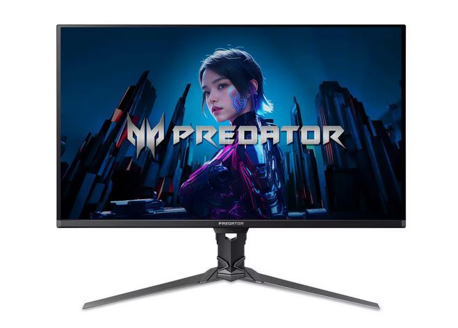 Acer Predator X 31,5" 4k Gaming Monitor 80,0 Cm (31,5 Zoll), Oled, 240hz, Hdr1000, 2xhdmi(2.1) + 1xdp(1.4), Lautsprecher, Höhenverste (um.jxxee.501)