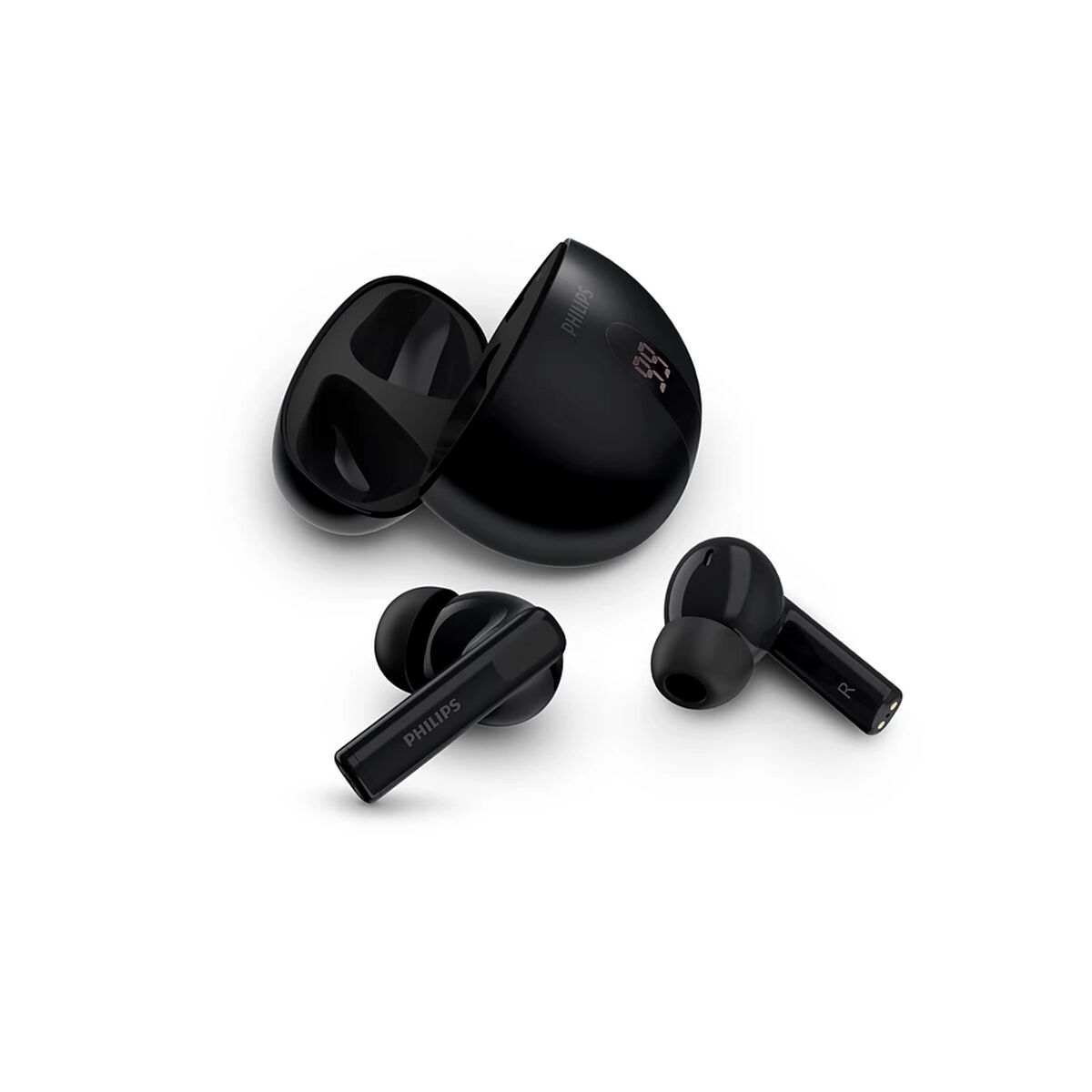 Auricolari Wireless Con Custodia Di Ricarica Philips Tat2520bk/00 Nero