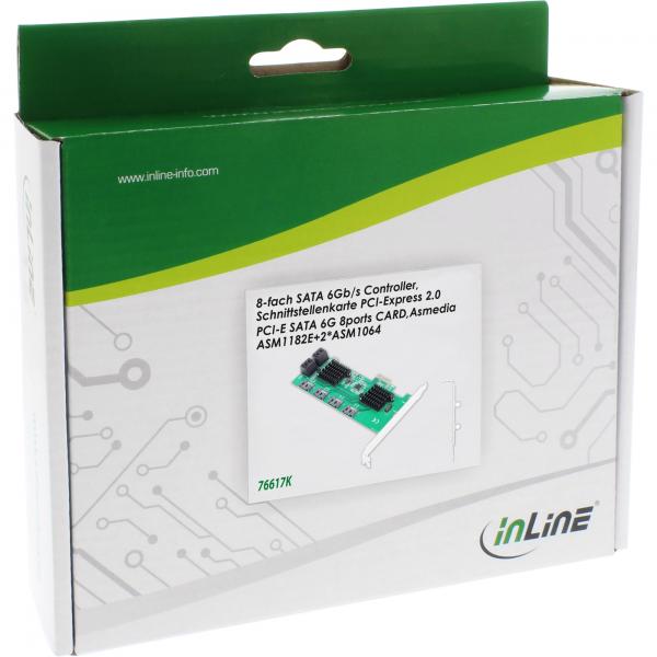 Inline Schnittstellenkarte - 8x Sata 6gb/s Controller - Pcie 2.0 (pcI-Express) - Image 3