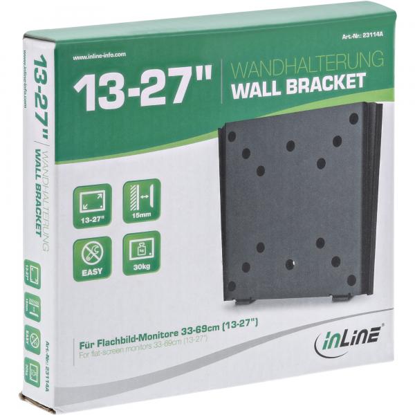 Inline Wandhalterung Für Flachbildschirme - 33-69cm (13-27") - Max. 30kg - Image 3