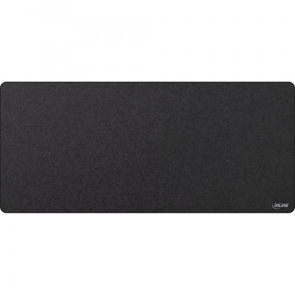 Inline MauS-Pad Xl Schreibtischunterlage -  900x400x2mm - Schwarz