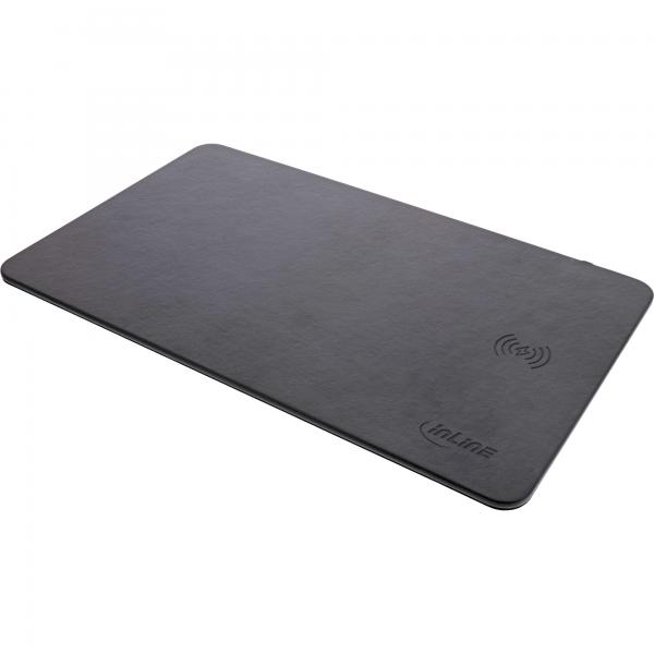 Inline MauS-Pad - Wireless Charging - 370x225x7mm - Schwarz