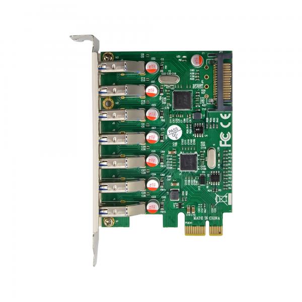Inline Schnittstellenkarte - 7x UsB-A 3.2 Gen.1 - Pcie - Sata Strom - Vl805 - Image 3