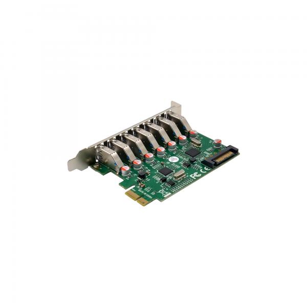 Inline Schnittstellenkarte - 7x UsB-A 3.2 Gen.1 - Pcie - Sata Strom - Vl805 - Image 4