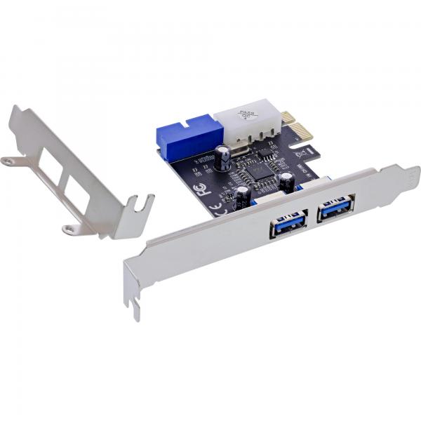 Inline Schnittstellenkarte - 4x Usb 3.2 Gen.1 (2+2) - Pcie - Low Profile - Vl805
