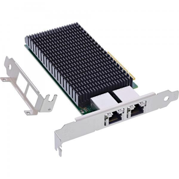 Inline Dual 10-Gigabit Netzwerkkarte - 2x Rj45 10gb/s - Pcie x8