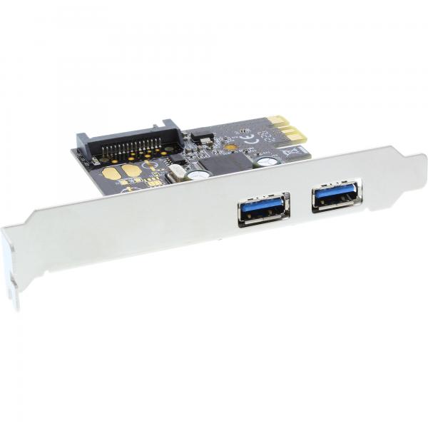 Inline Schnittstellenkarte - 2x Usb 3.0 - Pcie - Mit Sata Strom