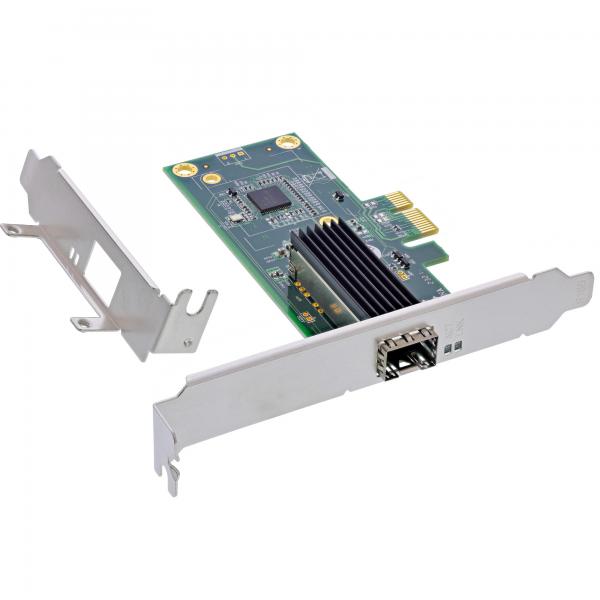 Inline Gigabit Netzwerkkarte - 1x Sfp - Pcie X1 - Inkl. Low Profile Slotblech
