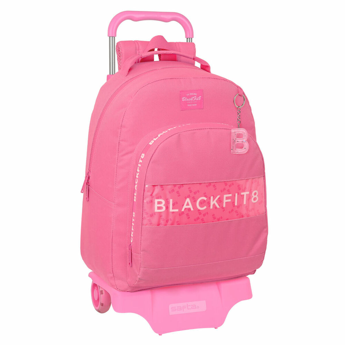 Trolley Per La Scuola Blackfit8 Glow Up Rosa (32 X 42 X 15 Cm)