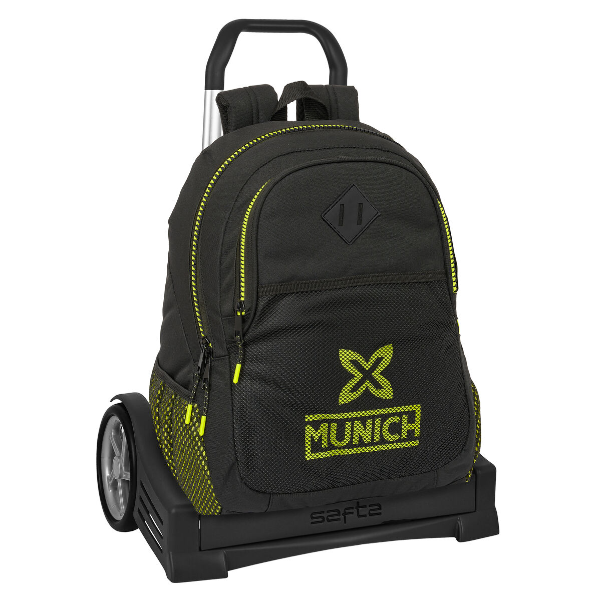 Trolley Per La Scuola Munich Beat Nero 32 X 44 X 16 cm