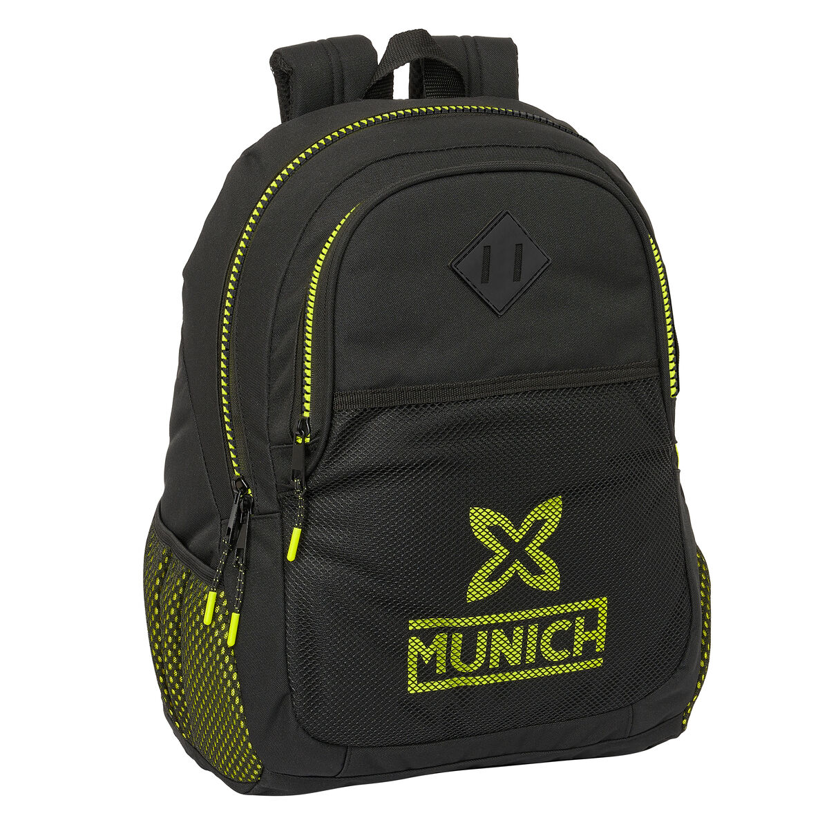 Zaino Scuola Munich Beat Nero 32 X 44 X 16 cm