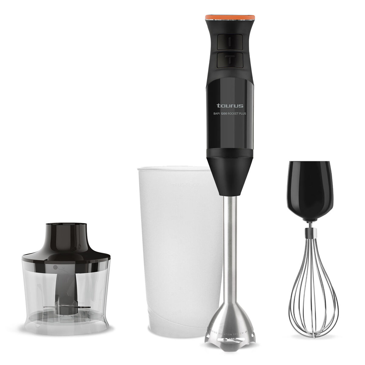 Frullatore Ad Immersione Taurus Bapi 1200 Rockp Nero 1200 W