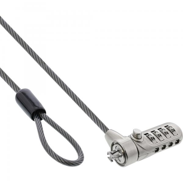 Inline Notebook Sicherheitsschloss - Zahlenkombination - 2m - 4,4mm