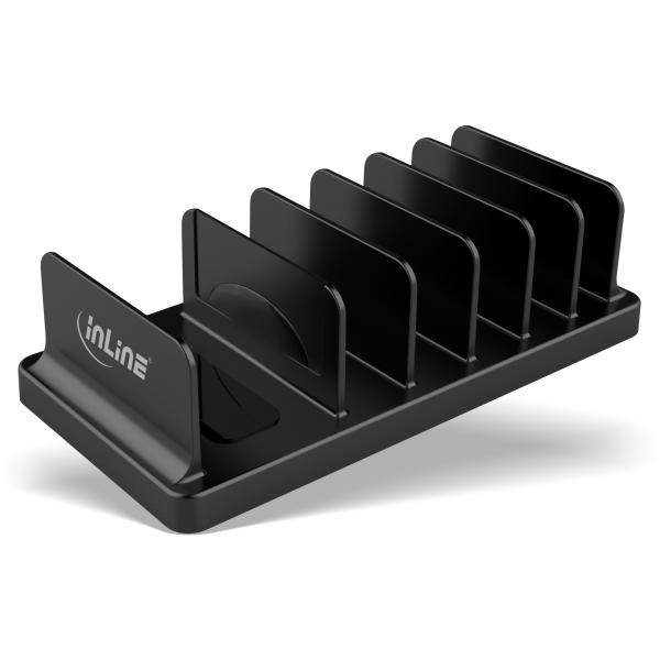 Inline MultI-Stand Mit 6 Fächern Für Schreibtisch / Regal - Schwarz